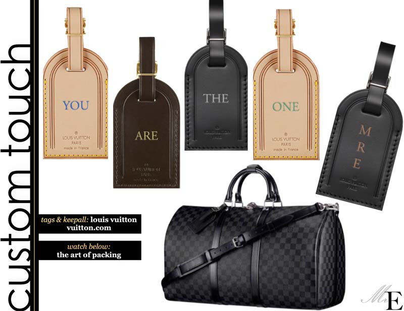 ShoppersPicks: Exclusive (and Personalised) Louis Vuitton Luggage Tags -  Shop and Box