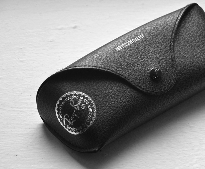 engraved ray ban case